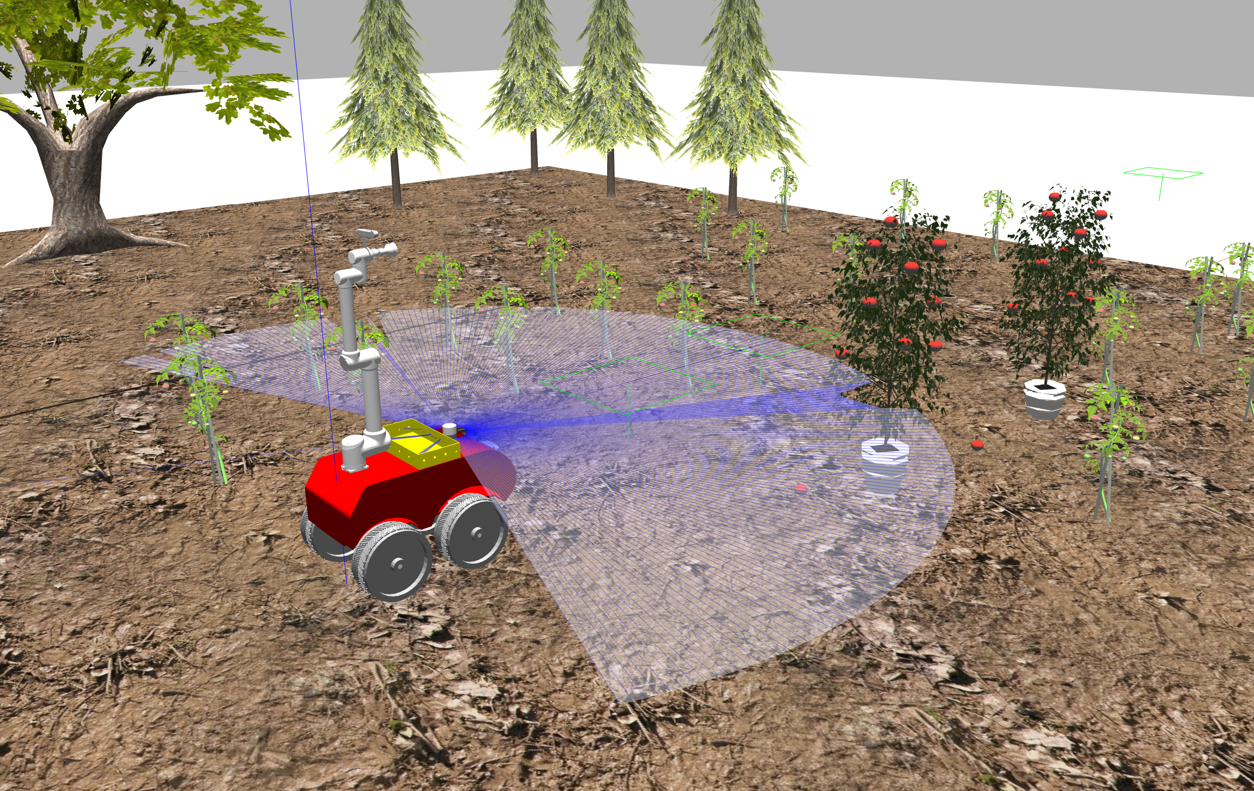 Modeling and Gazebo Simulation of Agrobot